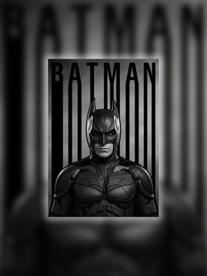 Tugo A4 Boyutunda Metal Batman Tablosu