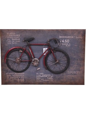 Elwes Bisiklet Tablo Vintage Pano Dekoratif Ev Ofis Hediyelik