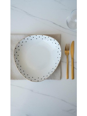 Rossev Porselen Yemek Tabak 22 cm Valessa