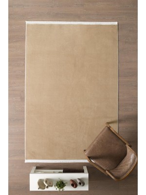 Red Halı Kolay Temizlenebilir Yıkanabilir Bej Tavşan Tüyü Halı Salon Oturma Odası Yolluk Mutfak Halısı