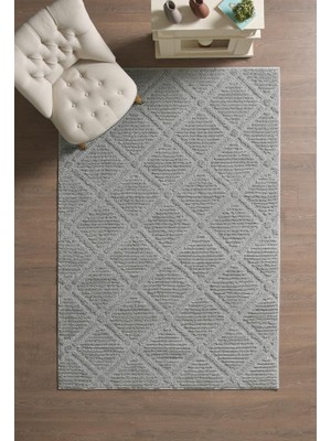 Red Halı Iskandinav Dokuma Bukleli Gri Jüt Taban Halı Salon Mutfak Koridor Yolluk Modern Halı