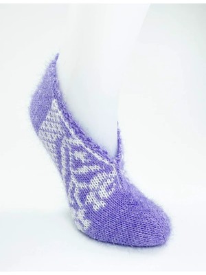 Die Grup El Örgüsü Kışlık Şık Kadın Yün Patik D2