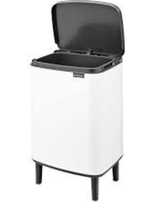 PremiumPort Beyaz Ayaklı Çöp Kovası 12 Litre, Şık ve Pratik Tasarım