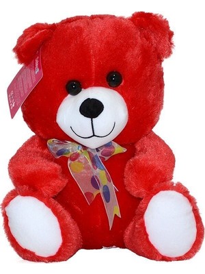 Die Grup 1181KR Oturan Ayı 30 cm Kırmızı