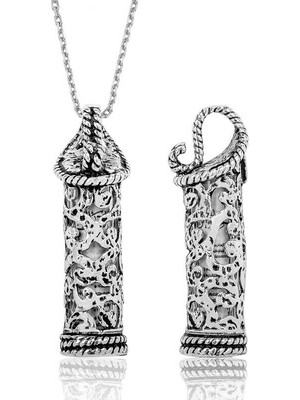 Elwes 925 Ayar Gümüş Cevşen Kadın Gümüş Kolye