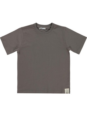 Civil Boys Basic Surf Etiketli 6-9 Yaş Tişört - Kahverengi