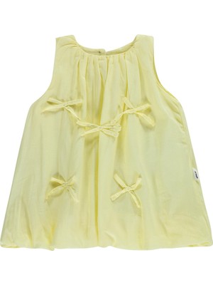 Civil Baby Fiyonklu 6-18 Ay Elbise - Sarı