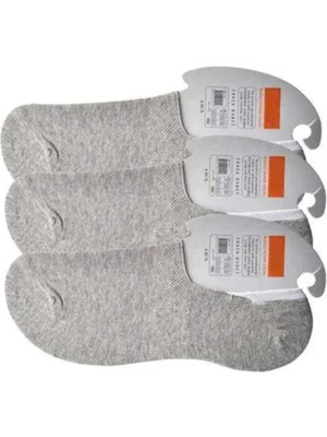 Die Grup Gri Erkek Babet Çorap 3 Çift