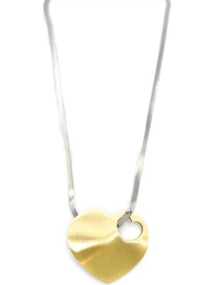 Die Grup Kalp Kolye - Altın