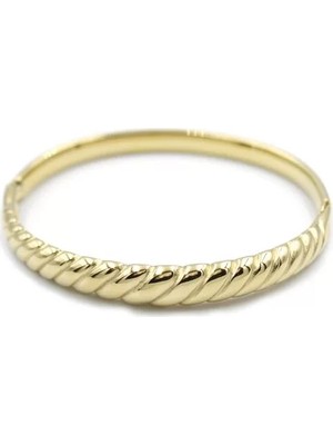 Die Grup Çelik Kelepçe Bilezik - Altın