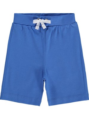 Kujju Civil Baby Ribanalı 6-18 Ay Erkek Kapri - Mavi