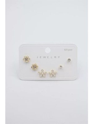 Die Grup Çoklu Set Küpe - Altın