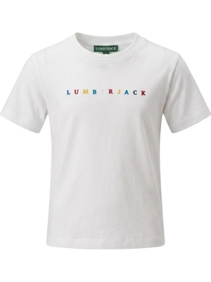 Slipstop Lumberjack 6m Kids Iden Pam T-Sh 6fx Beyaz Çocuk Tshirt