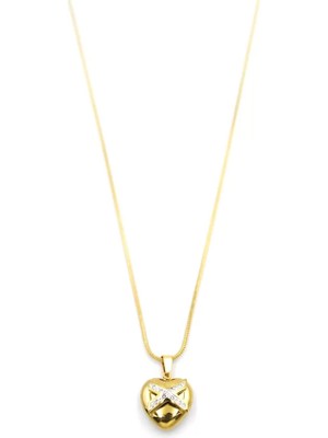 Die Grup Kalp Kolye - Altın