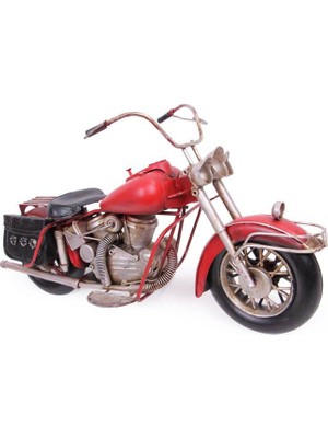 Elwes Dekoratif Metal Motosiklet Biblo