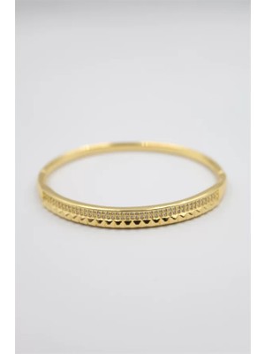 Die Grup Taşlı Vip Bilezik - Altın