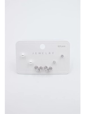 Die Grup Çoklu Set Küpe - Gümüş