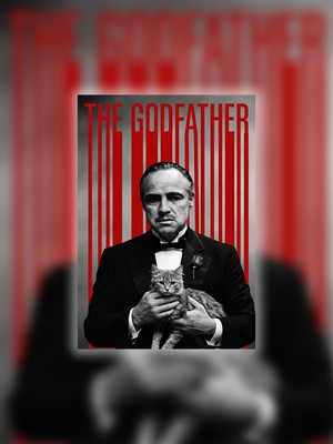 Tugo A4 Boyutunda Metal The Godfather Tablosu