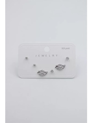 Die Grup Çoklu Set Küpe - Gümüş