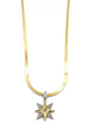 Die Grup Kuzey Yıldızı Italyan Zincir Kolye - Altın