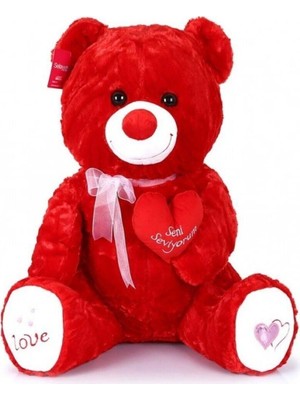 Die Grup 1054 Krm Tıkıl Ayı 70 cm Kırmızı