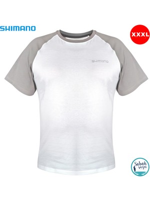 Shimano T-Shirt Kısa Kollu White (Xxxl)