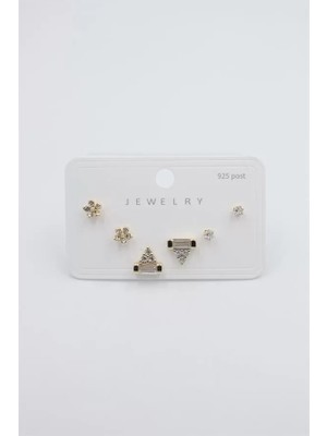 Die Grup Çoklu Set Küpe - Altın