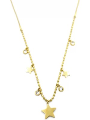 Die Grup Yıldız Kolye - Altın
