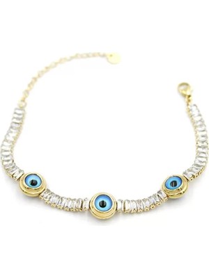 Die Grup Nazar Su Yolu Bileklik - Altın