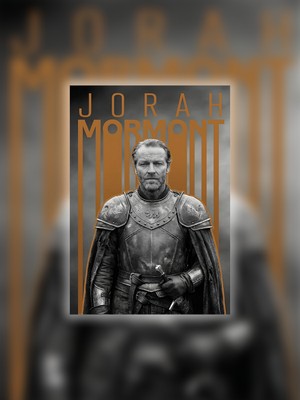 Tugo A4 Boyutunda Metal Jorah Mormont Tablosu