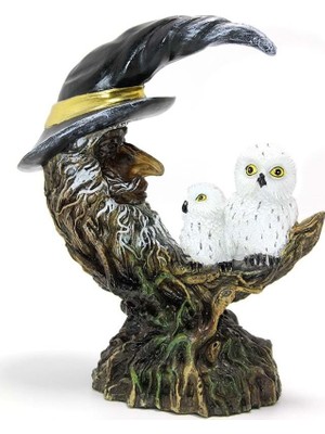 Elwes Ay Ağacı Baykuş Ledli Biblo