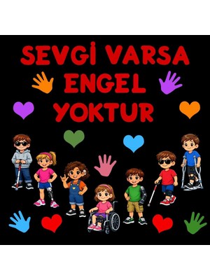 Ti Play Engelliler Haftası Okul Panosu Figür Seti | Hazır Kesim Sınıf Süsü