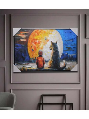 Elwes Duvara Asmalı Yağlı Boya Pano