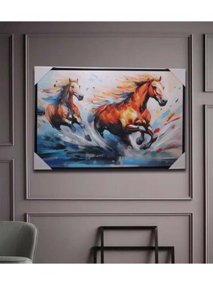 Elwes Duvara Asmalı Yağlı Boya Pano