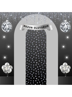 Ti Play Mezuniyet Fotoğraf Panosu 160X160 cm Pvc Vinil Tek Parça