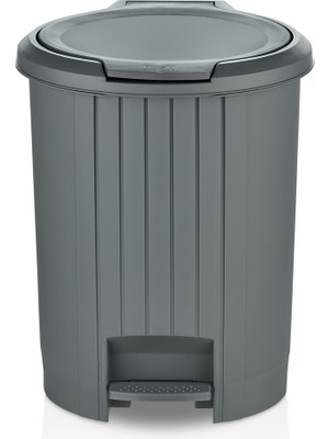 PremiumPort Şık ve Kullanışlı Bas Aç Mekanizmalı Banyo ve Mutfak Çöp Kovası
