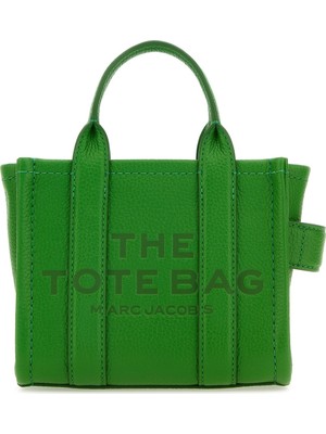 Marc Jacobs Kadın Fermuar Kapamalı Logo Detaylı Deri Mini Yeşil1 Omuz Çantası H053L01RE22-310