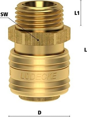 Mabeyn Es 14 A Stoper Gövde (1/4” Erkek)