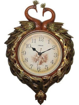 Elwes Duvara Asmalı Tavuskuşu Saat