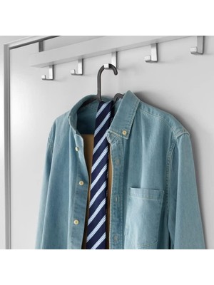 Mabeyn Spruttıg Hafif Elbise Askısı, Siyah, Plastik, 39 Santimetre - 30'lu Set