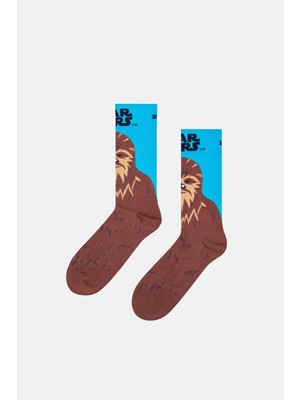 Happy Socks - Kahverengi Star Wars Chewbacca Çorap
