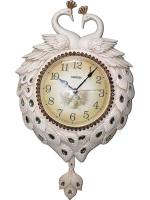 Elwes Duvara Asmalı Tavuskuşu Saat