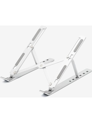 Mabeyn Laptop Standı Katlanabilir Çok Fonksiyonlu Metal Grey