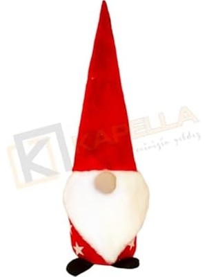 Mabeyn Yılbaşı Noel Baba Dekoratif Biblo Kırmızı Yıldız