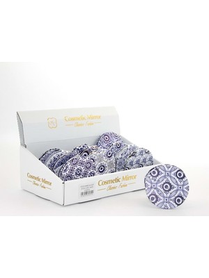 Elwes Taşlı Nazar Boncuklu El Aynası Ince