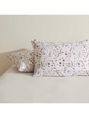 Mabeyn VINA%100 Pamuk 2'li Yastık Kılıfı Multicolor