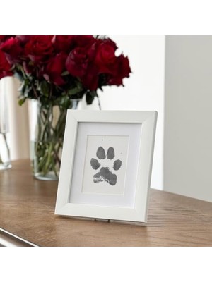 Mabeyn Tekli Evcil Hayvan Pati Izi ve Fotoğraf Çerçevesi - Kedi Köpek ve Kuş ile Uyumlu - Sadece Çerçeve