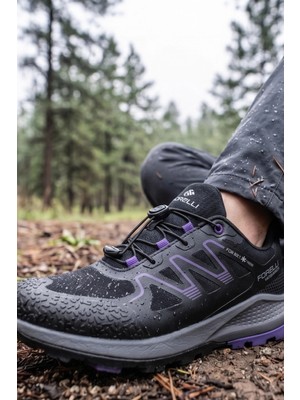 In Step Pro-Track Waterproff Siyah-Mor Kadın Outdoor Trekking Ayakkabısı