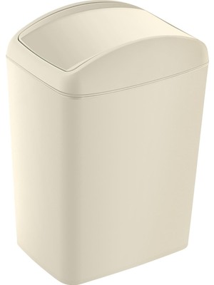 Mabeyn Soft Çöp Kutusu Döner Kapak 20 Lt Latte