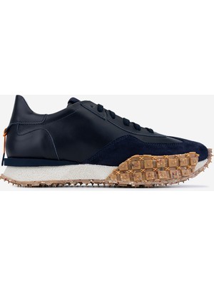Valmenti Erkek Hakiki Deri Lacivert Sneakers & Spor Ayakkabı 325 2891-440 Erk Ayk Y25 Lacı/lacı Suet